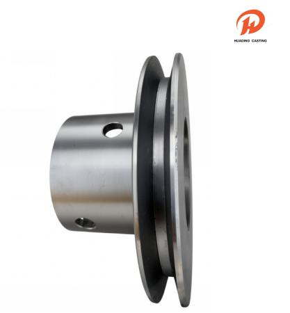 Gegiete aluminiumlegering enkelgroef katrolle